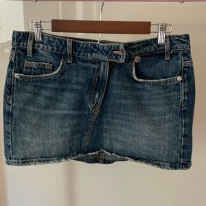 Denim Mini Skirt